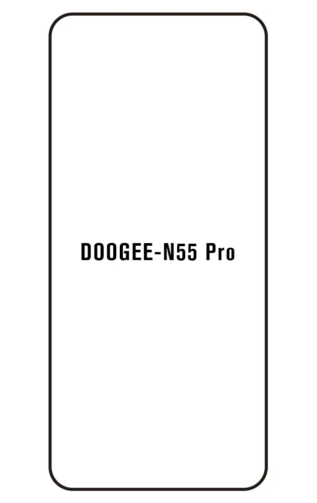 Doogee N55 Pro Přední Hydrogel ochranná fólie