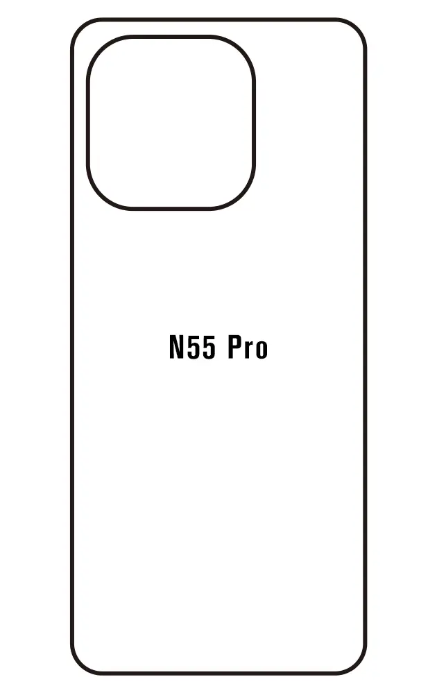 Doogee N55 Pro Zadní Hydrogel ochranná fólie
