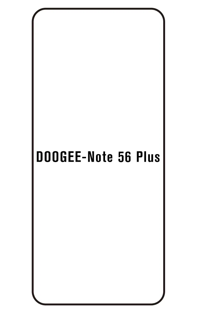 Doogee Note 56 Plus Přední Hydrogel ochranná fólie