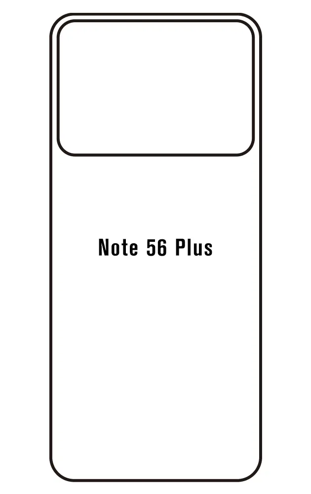 Doogee Note 56 Plus Zadní Hydrogel ochranná fólie