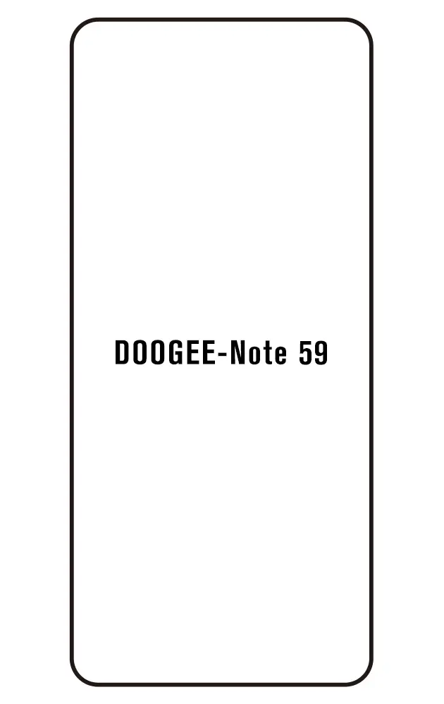 Doogee Note 59 5G Přední Hydrogel ochranná fólie