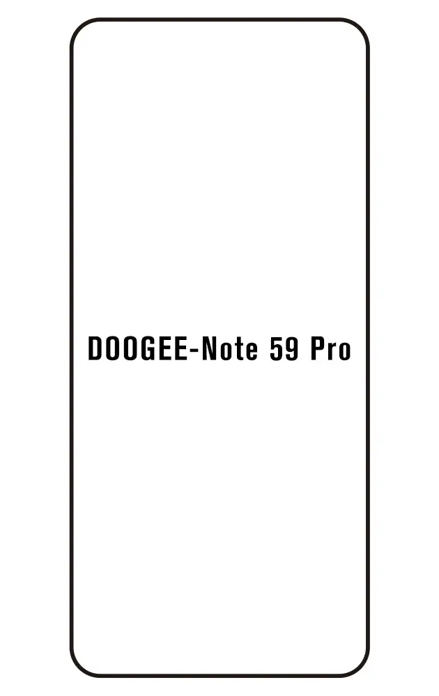 Doogee Note 59 Pro 5G Přední Hydrogel ochranná fólie