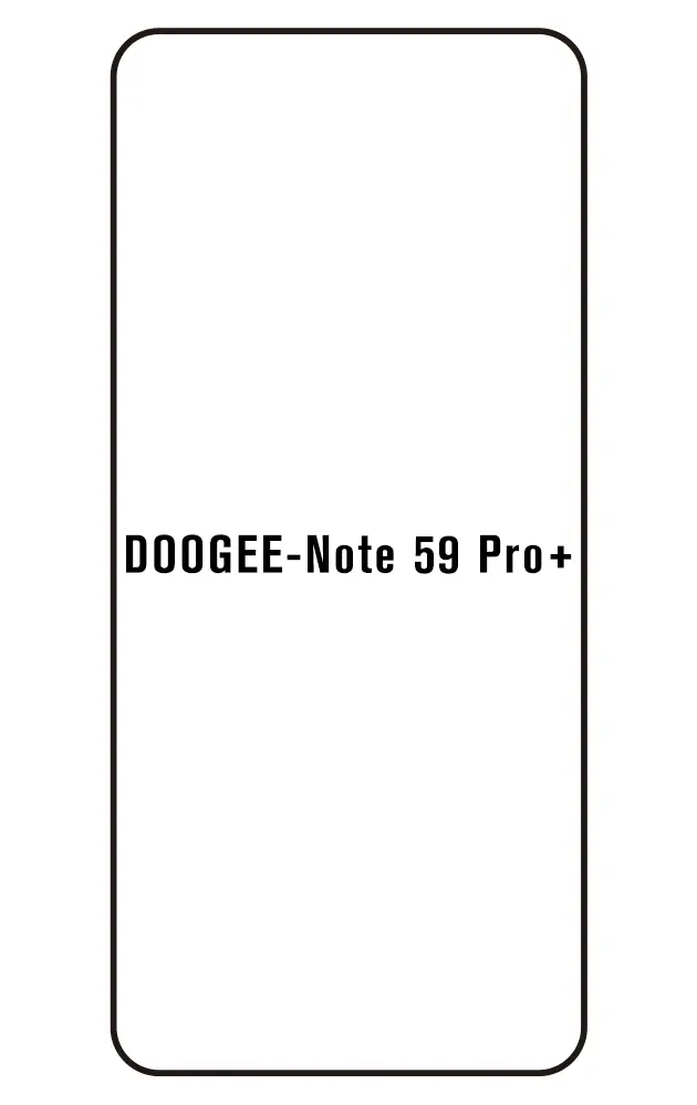 Doogee Note 59 Pro+ Přední Hydrogel ochranná fólie
