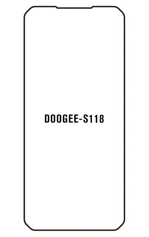 Doogee S118 Přední Hydrogel ochranná fólie