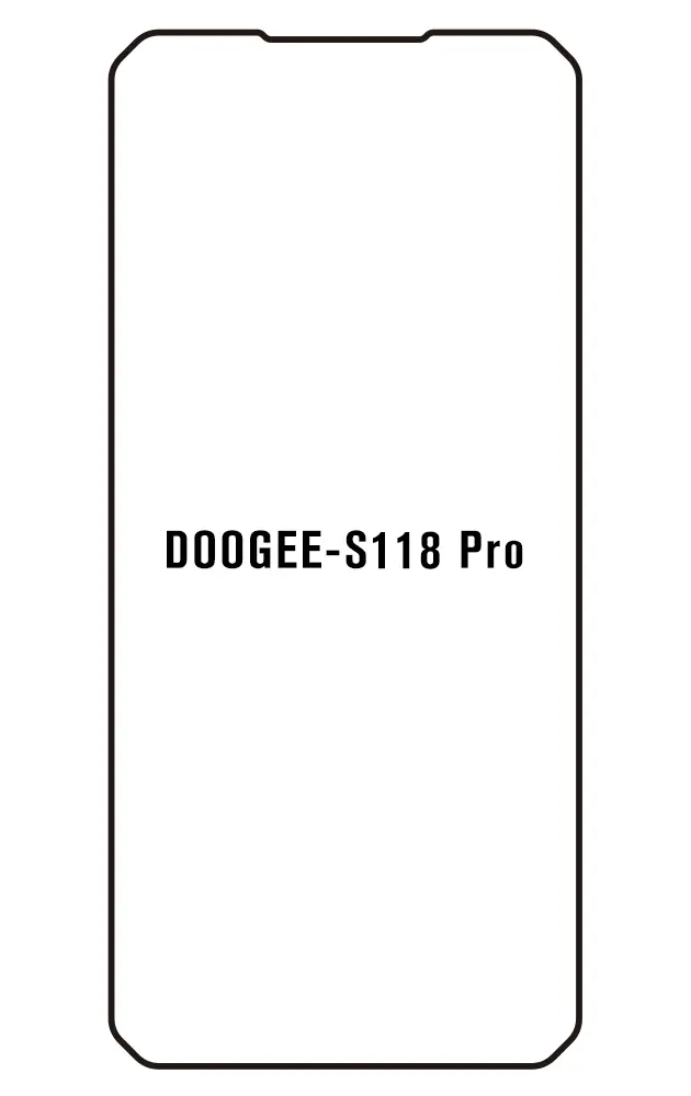 Doogee S118 Pro Přední Hydrogel ochranná fólie