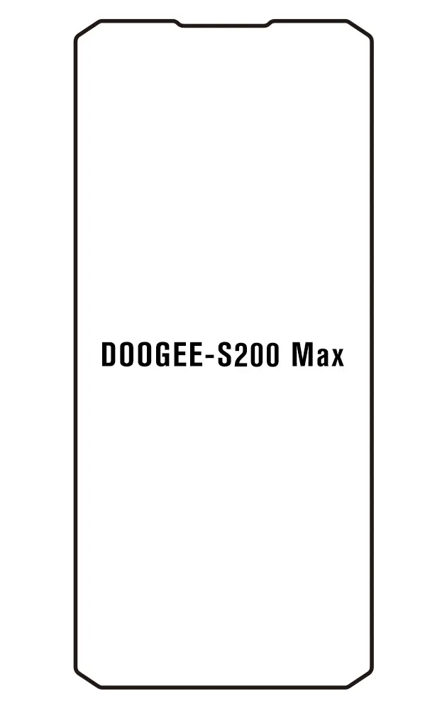 Doogee S200 Max Přední Hydrogel ochranná fólie