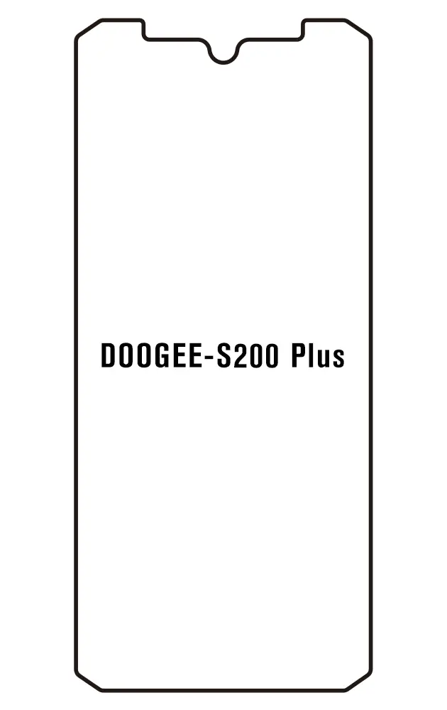 Doogee S200 Plus Přední Hydrogel ochranná fólie