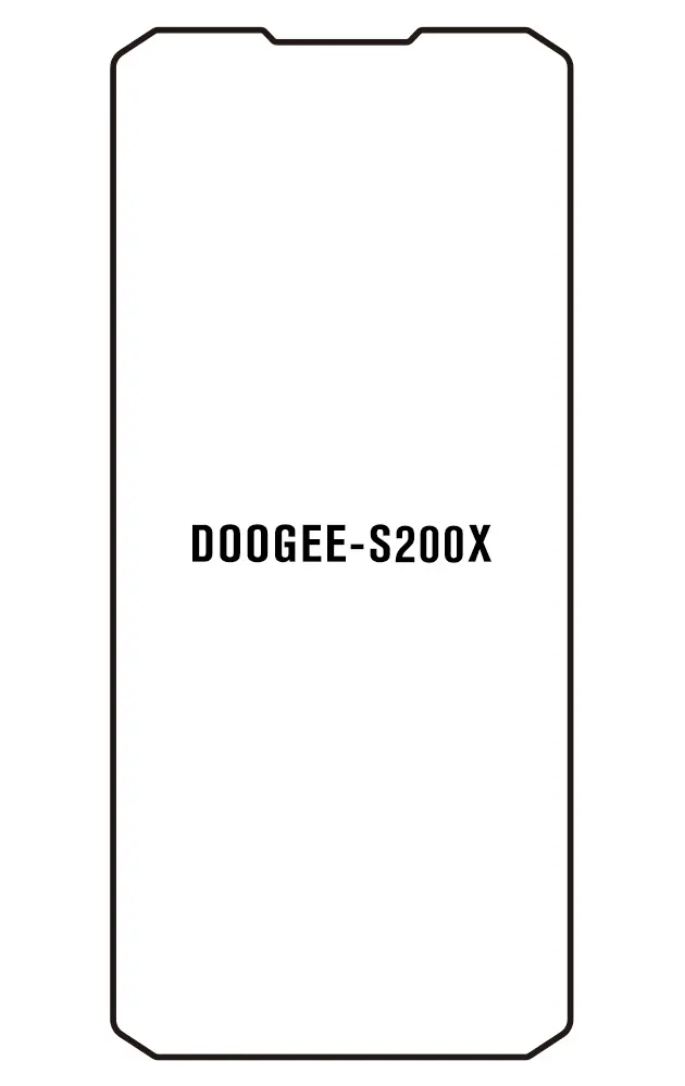 Doogee S200X Přední Hydrogel ochranná fólie