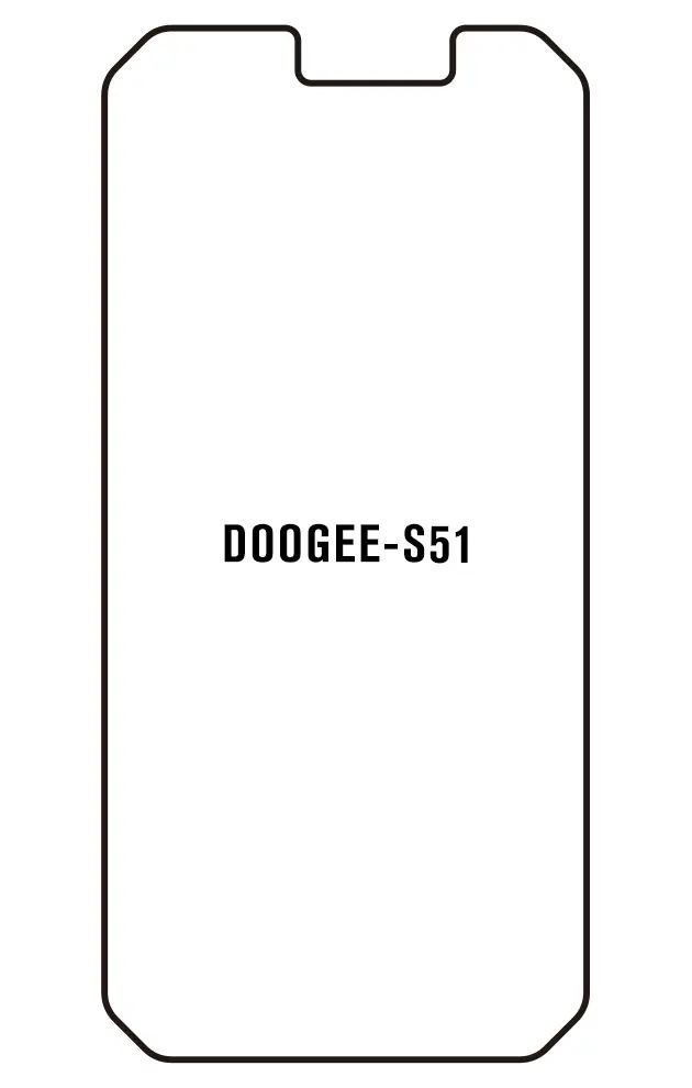 Doogee S51 Přední Hydrogel ochranná fólie