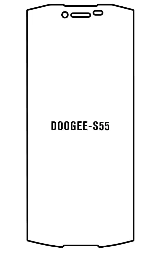 Doogee S55 Přední Hydrogel ochranná fólie