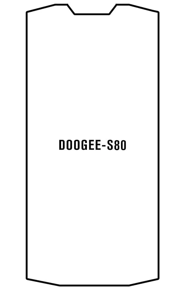 Doogee S80 Přední Hydrogel ochranná fólie