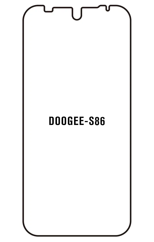 Doogee S86 Přední Hydrogel ochranná fólie