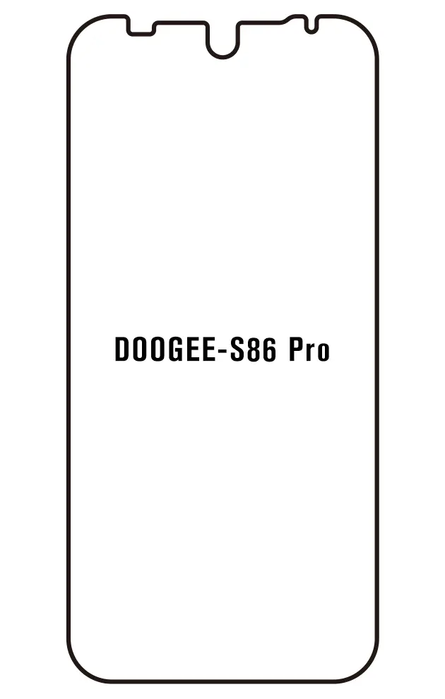Doogee S86 Pro Přední Hydrogel ochranná fólie