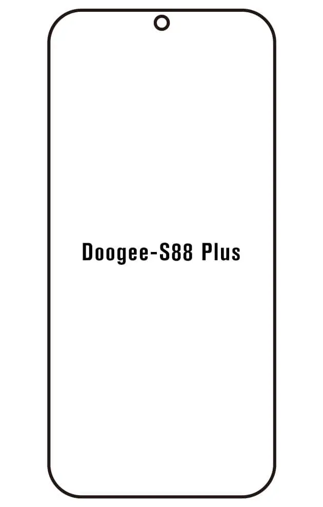 Doogee S88 Plus Přední Hydrogel ochranná fólie