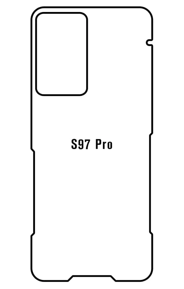Doogee S97 Pro Zadní Hydrogel ochranná fólie