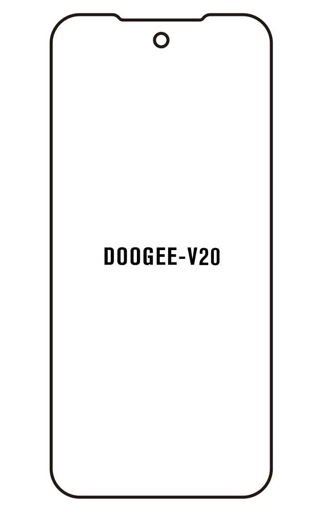 Doogee V20 Přední Hydrogel ochranná fólie