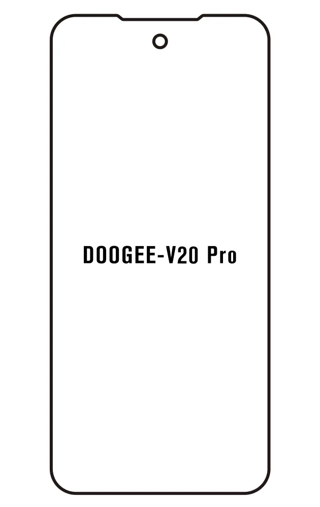 Doogee V20 Pro Přední Hydrogel ochranná fólie