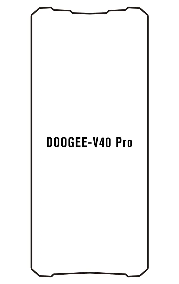 Doogee V40 Pro Přední Hydrogel ochranná fólie
