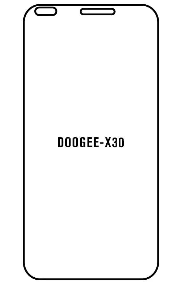 Doogee X30 Přední Hydrogel ochranná fólie