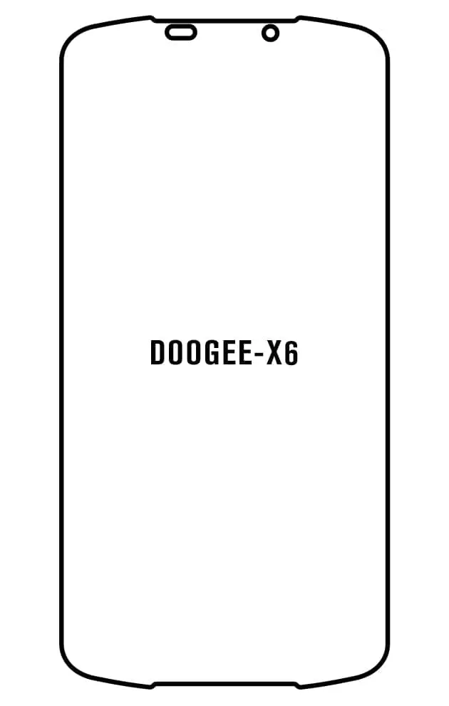 Doogee X6 Přední Hydrogel ochranná fólie
