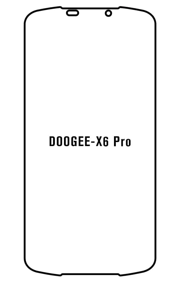 Doogee X6 Pro Přední Hydrogel ochranná fólie