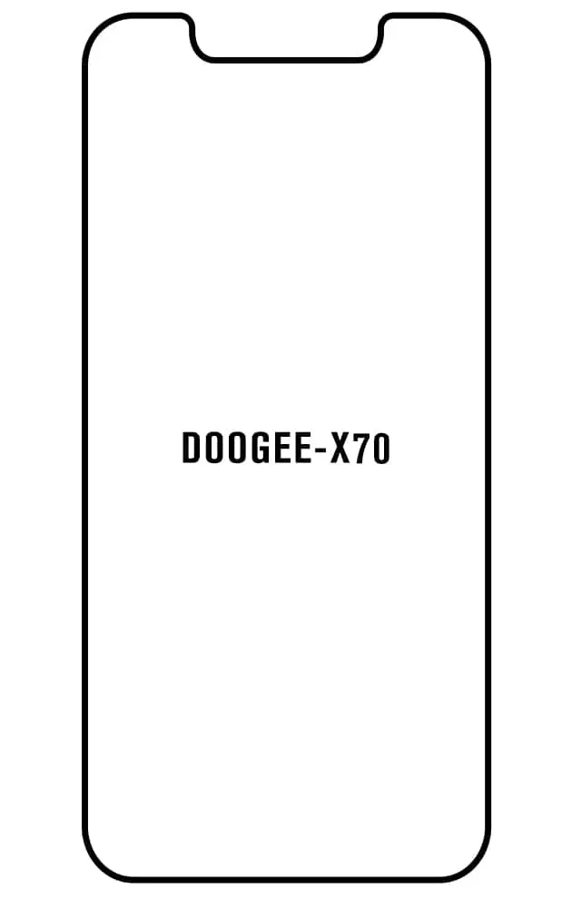 Doogee X70 Přední Hydrogel ochranná fólie
