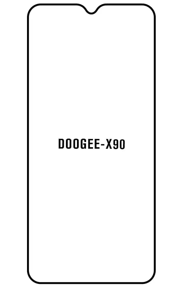 Doogee X90 Přední Hydrogel ochranná fólie