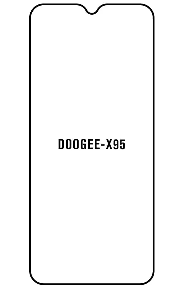 Doogee X95 Přední Hydrogel ochranná fólie