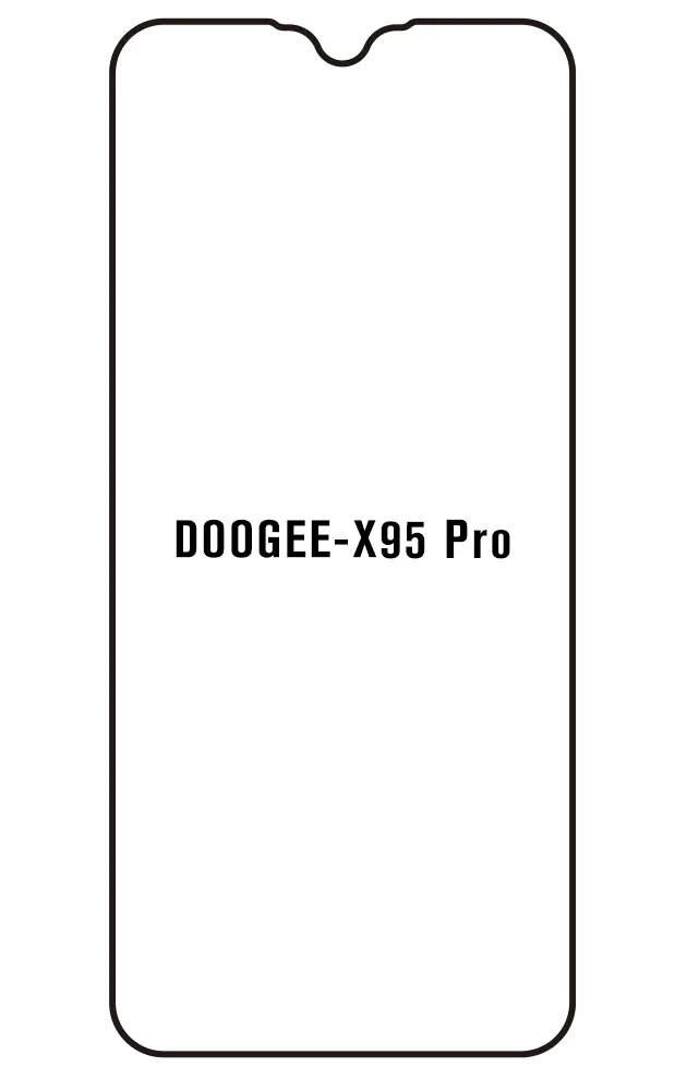 Doogee X95 Pro Přední Hydrogel ochranná fólie