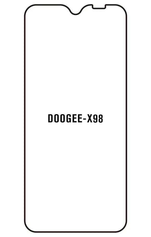 Doogee X98 / X98 Pro Přední Hydrogel ochranná fólie