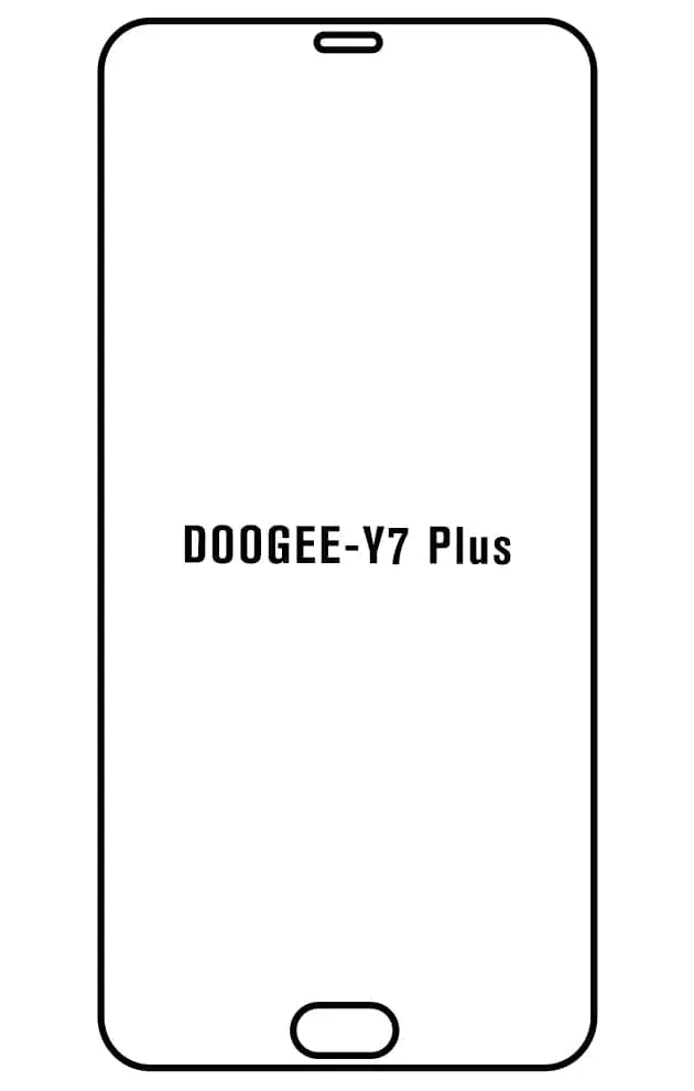 Doogee Y7 Plus Přední Hydrogel ochranná fólie