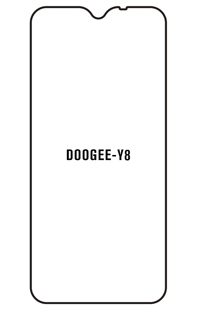 Doogee Y8 Přední Hydrogel ochranná fólie