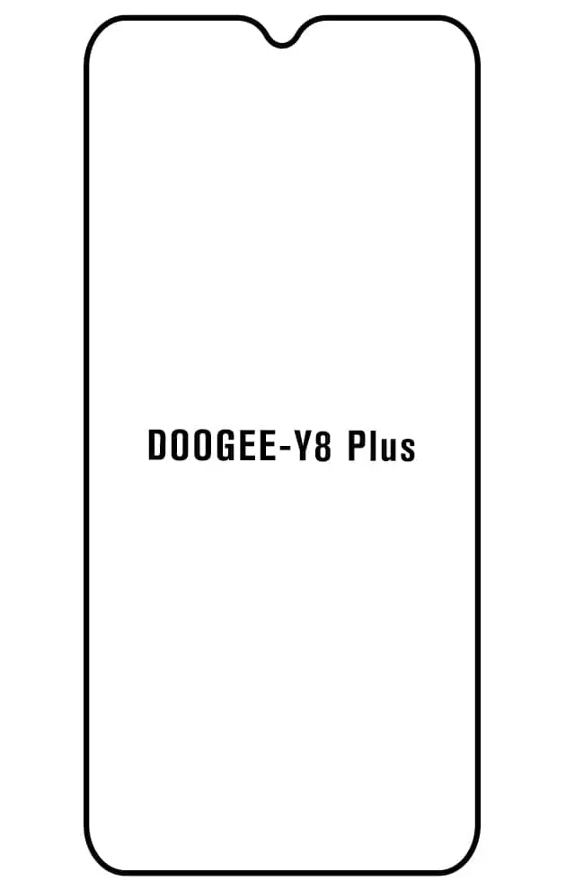 Doogee Y8 Plus Přední Hydrogel ochranná fólie