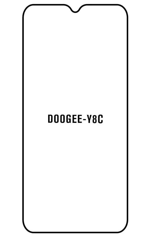 Doogee Y8C Přední Hydrogel ochranná fólie
