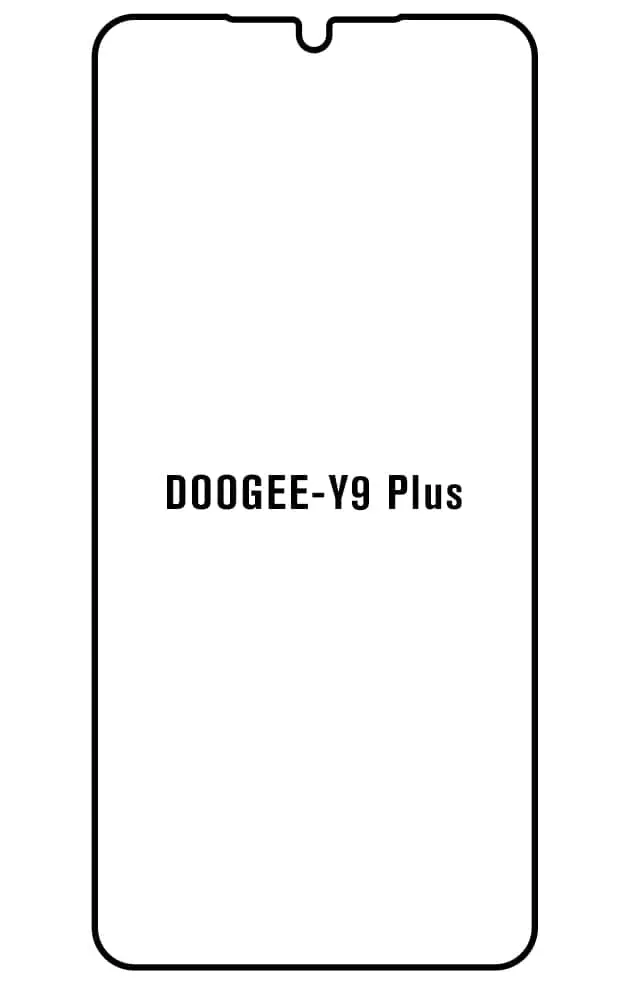 Doogee Y9 Plus Přední Hydrogel ochranná fólie
