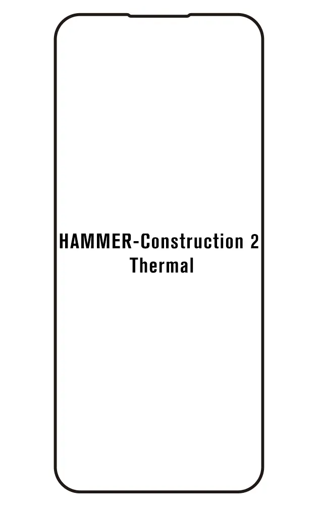 Hammer Construction 2 Thermal 5G Přední Hydrogel ochranná fólie