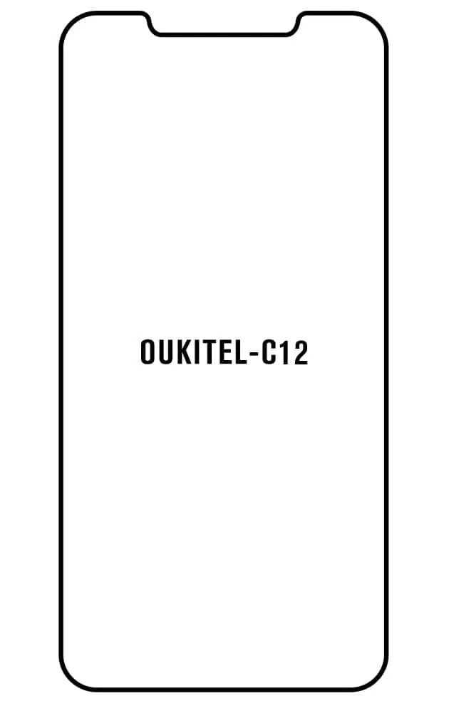 Oukitel C12 Přední Hydrogel ochranná fólie