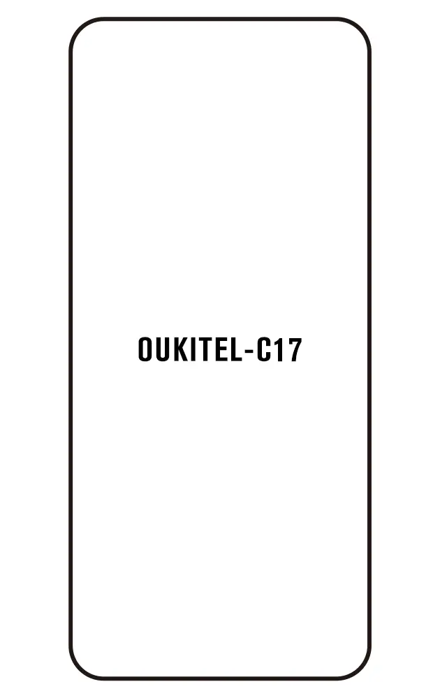 Oukitel C17 Přední Hydrogel ochranná fólie