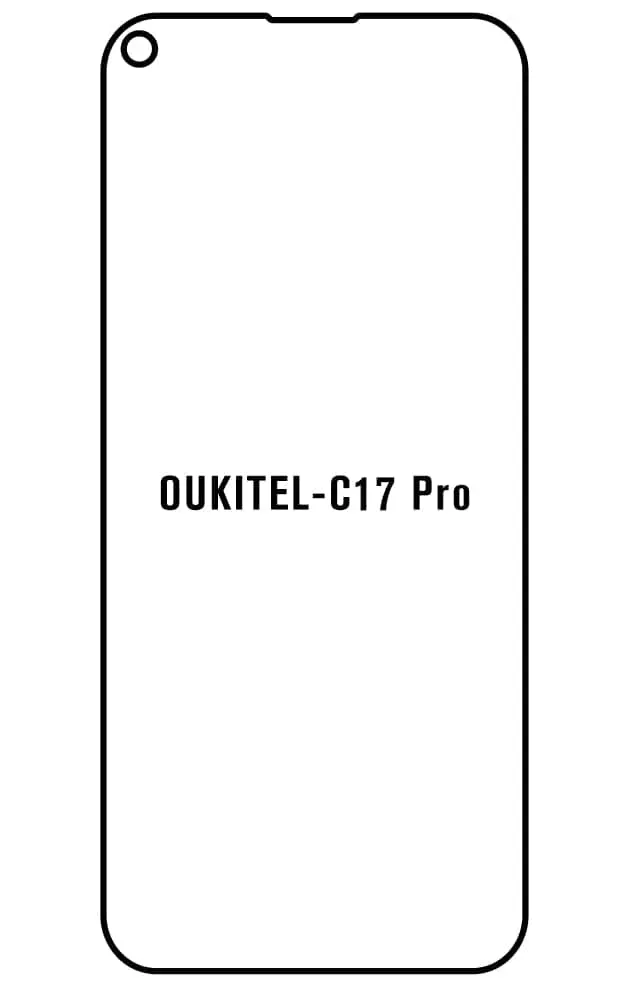 Oukitel C17 Pro Přední Hydrogel ochranná fólie