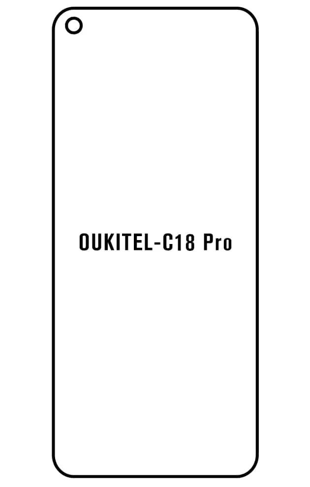 Oukitel C18 Pro Přední Hydrogel ochranná fólie