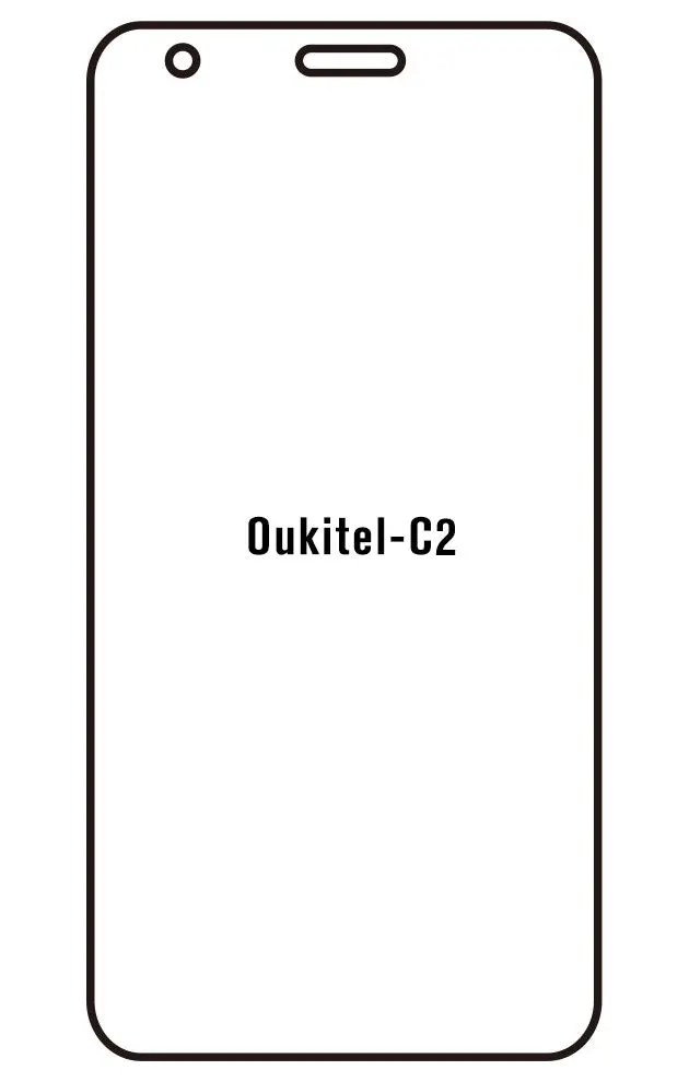 Oukitel C2 Přední Hydrogel ochranná fólie