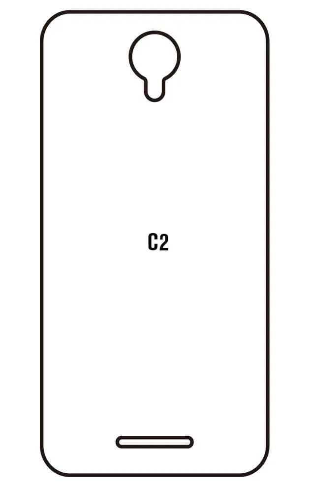 Oukitel C2 Zadní Hydrogel ochranná fólie