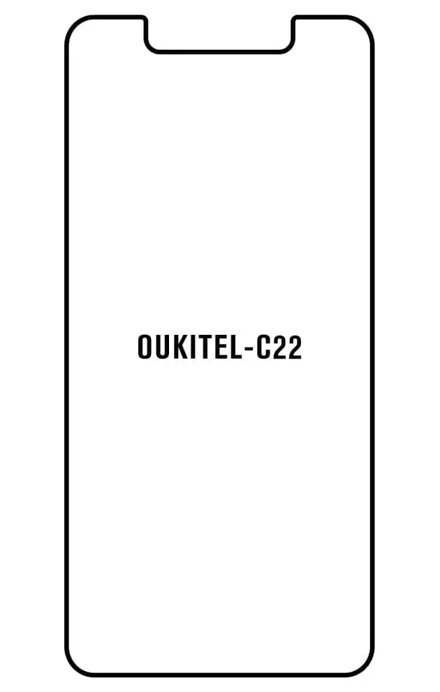 Oukitel C22 Přední Hydrogel ochranná fólie