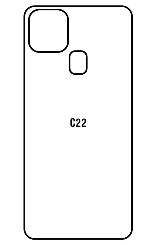 Oukitel C22 Zadní Hydrogel ochranná fólie