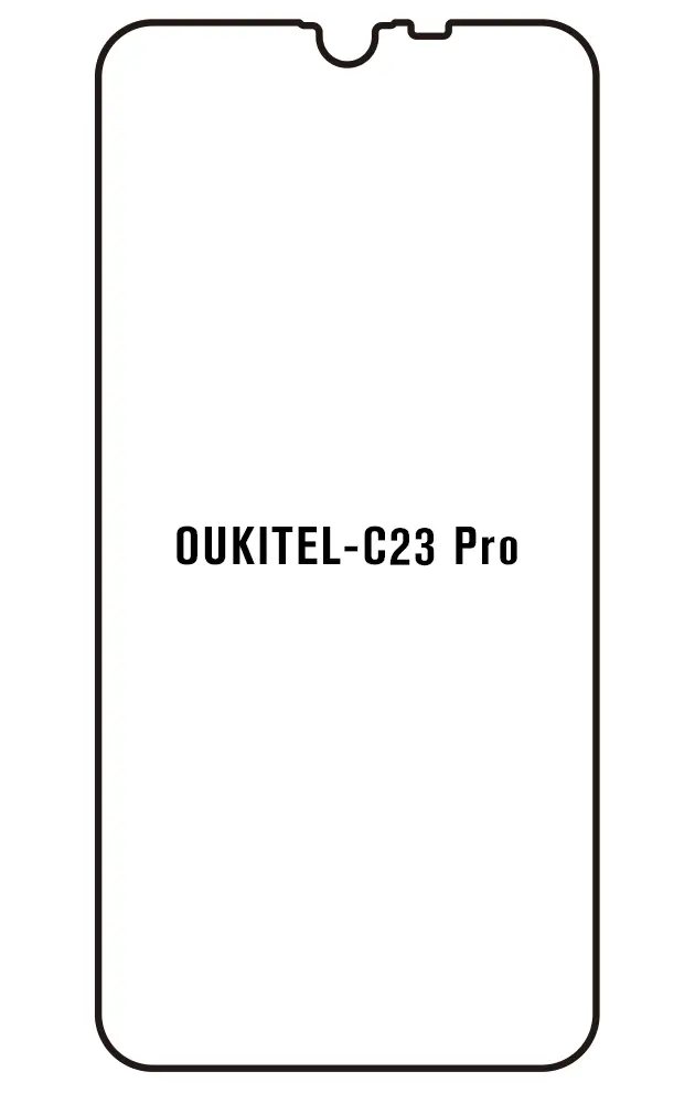 Oukitel C23 Pro Přední Hydrogel ochranná fólie