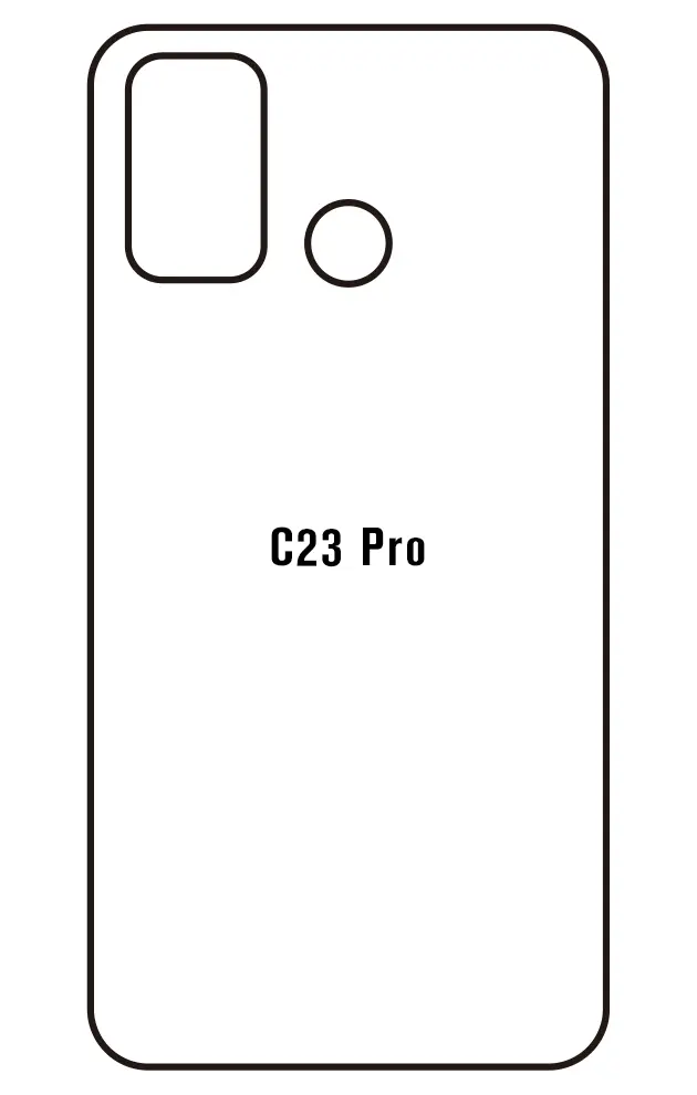 Oukitel C23 Pro Zadní Hydrogel ochranná fólie