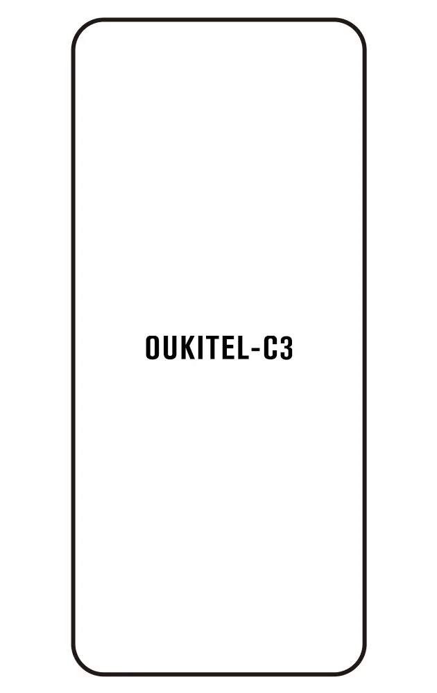 Oukitel C3 Přední Hydrogel ochranná fólie