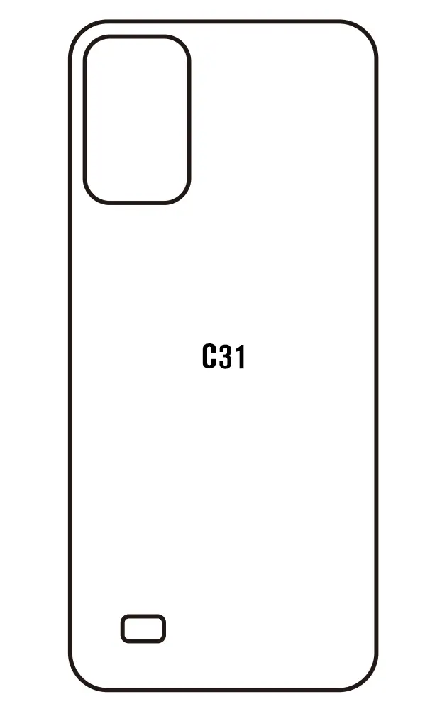 Oukitel C31 Zadní Hydrogel ochranná fólie