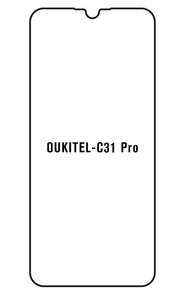 Oukitel C31 Pro Přední Hydrogel ochranná fólie