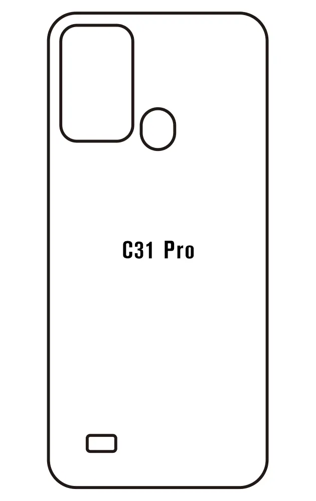Oukitel C31 Pro Zadní Hydrogel ochranná fólie
